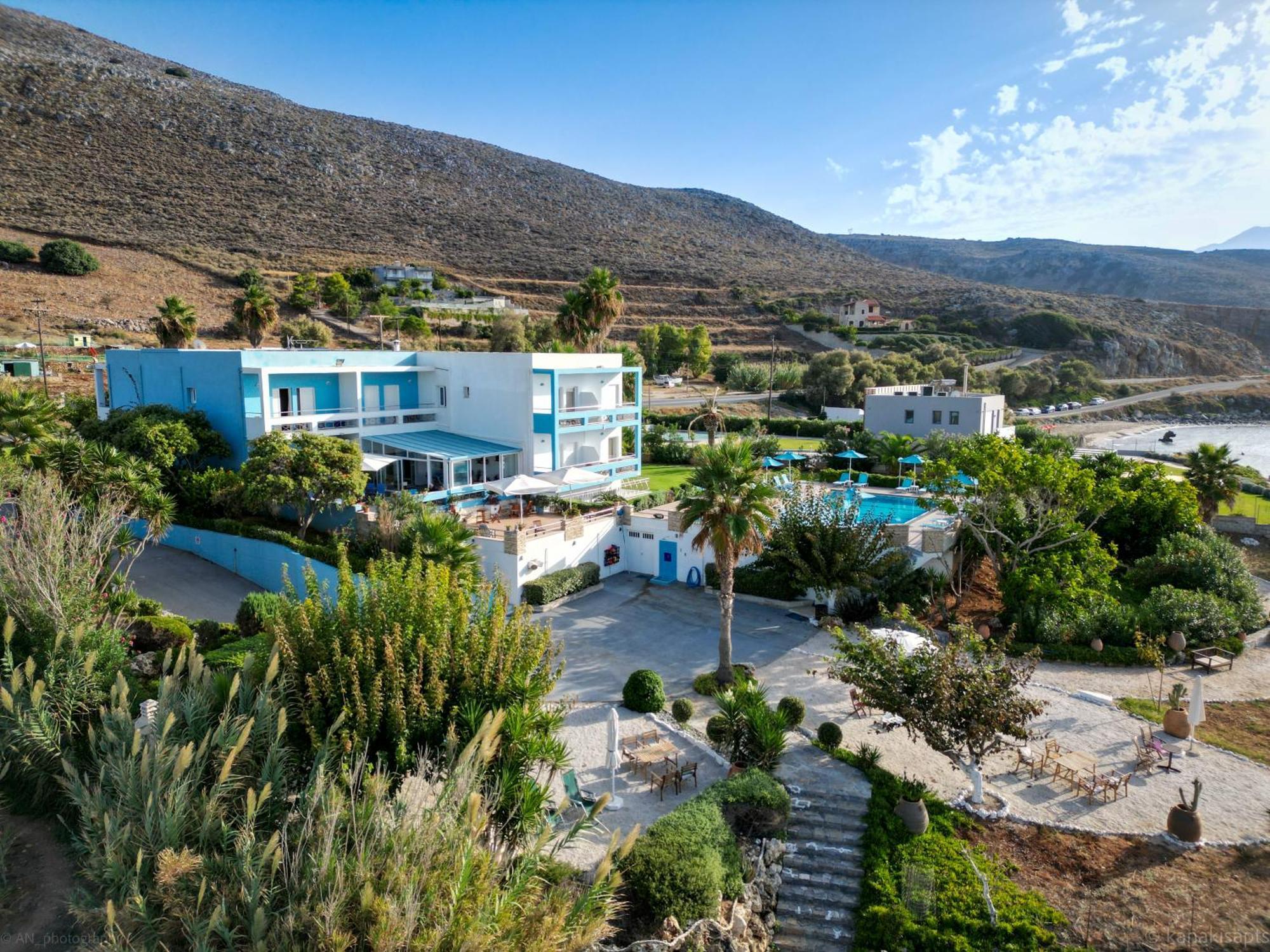 Kanakis Blue Beach Apartments Petres  Buitenkant foto