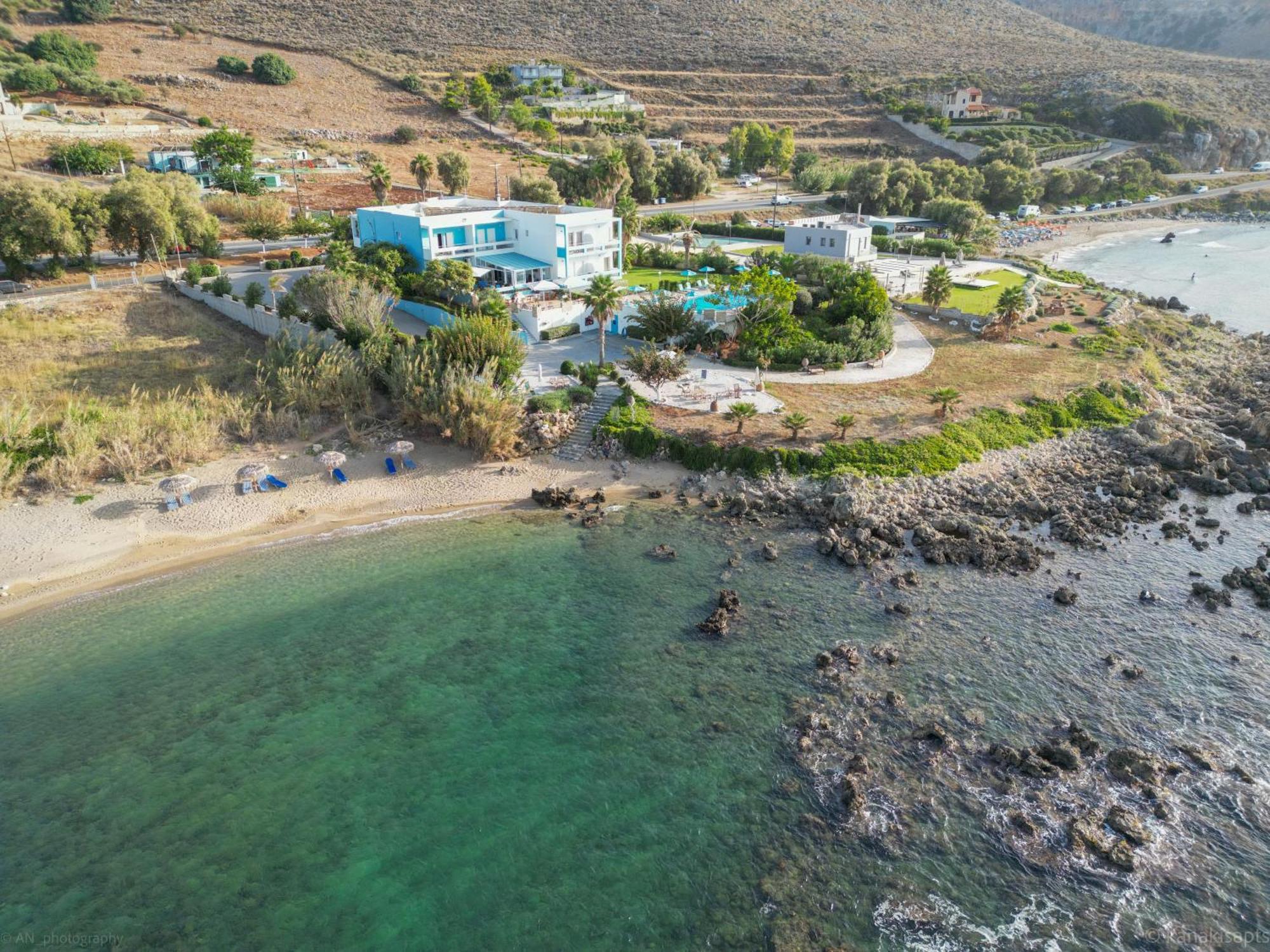 Kanakis Blue Beach Apartments Petres  Buitenkant foto